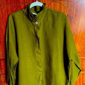 Bryn Walker Lagenlook Top/Jacket 100% Linen